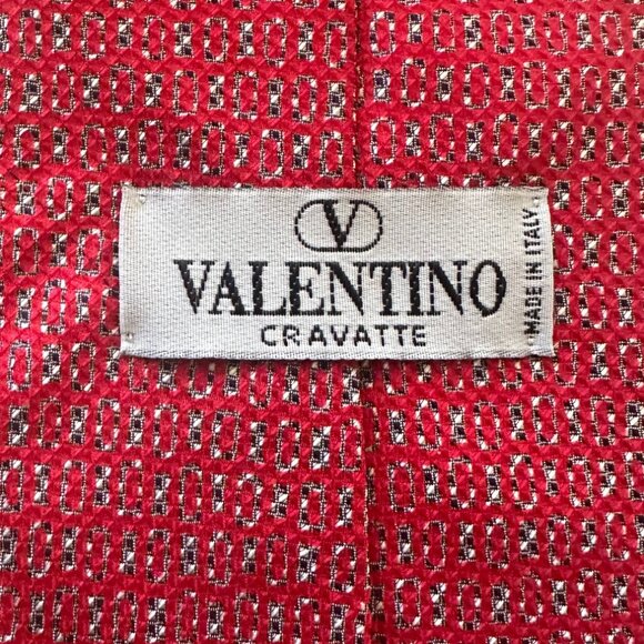 Vintage Valentino Garavani 100% Silk Authentic Men's Luxury Necktie - Picture 5 of 8